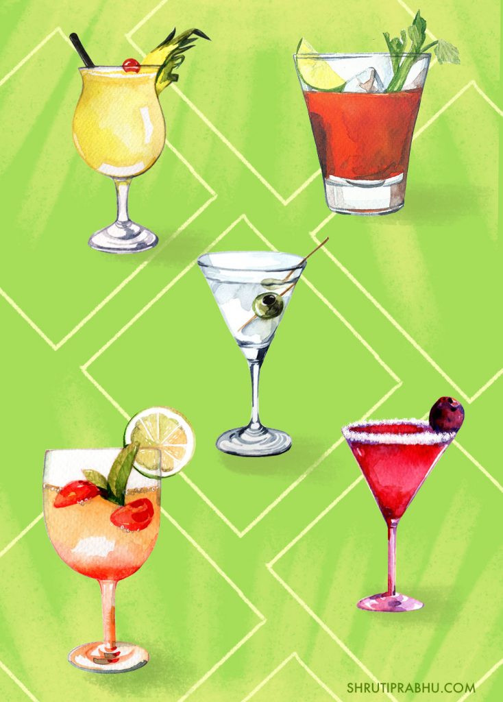 Food Illustration - Cocktails